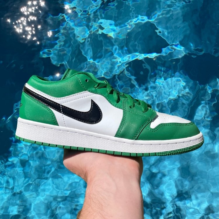 Air jordan 1 hot sale pine green gs