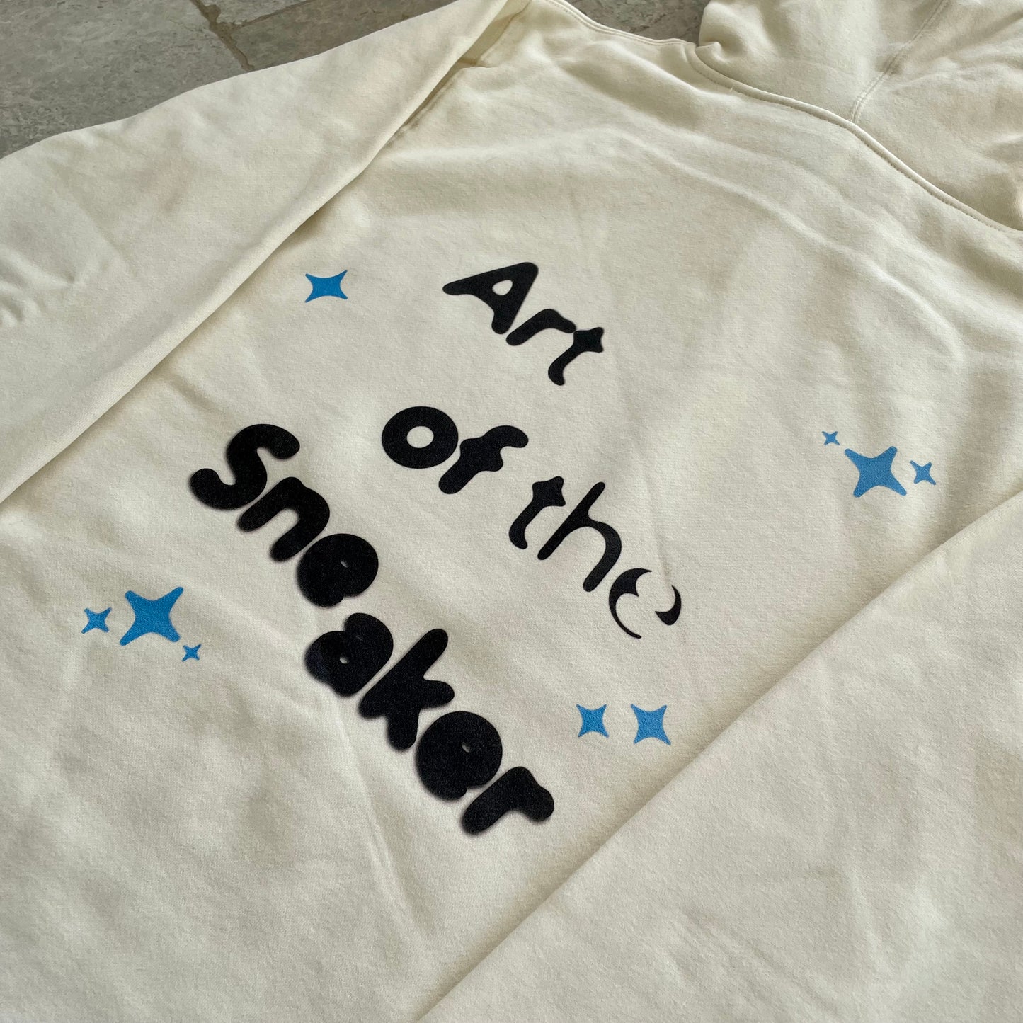 'Art of the Sneaker' Cream Hoodie