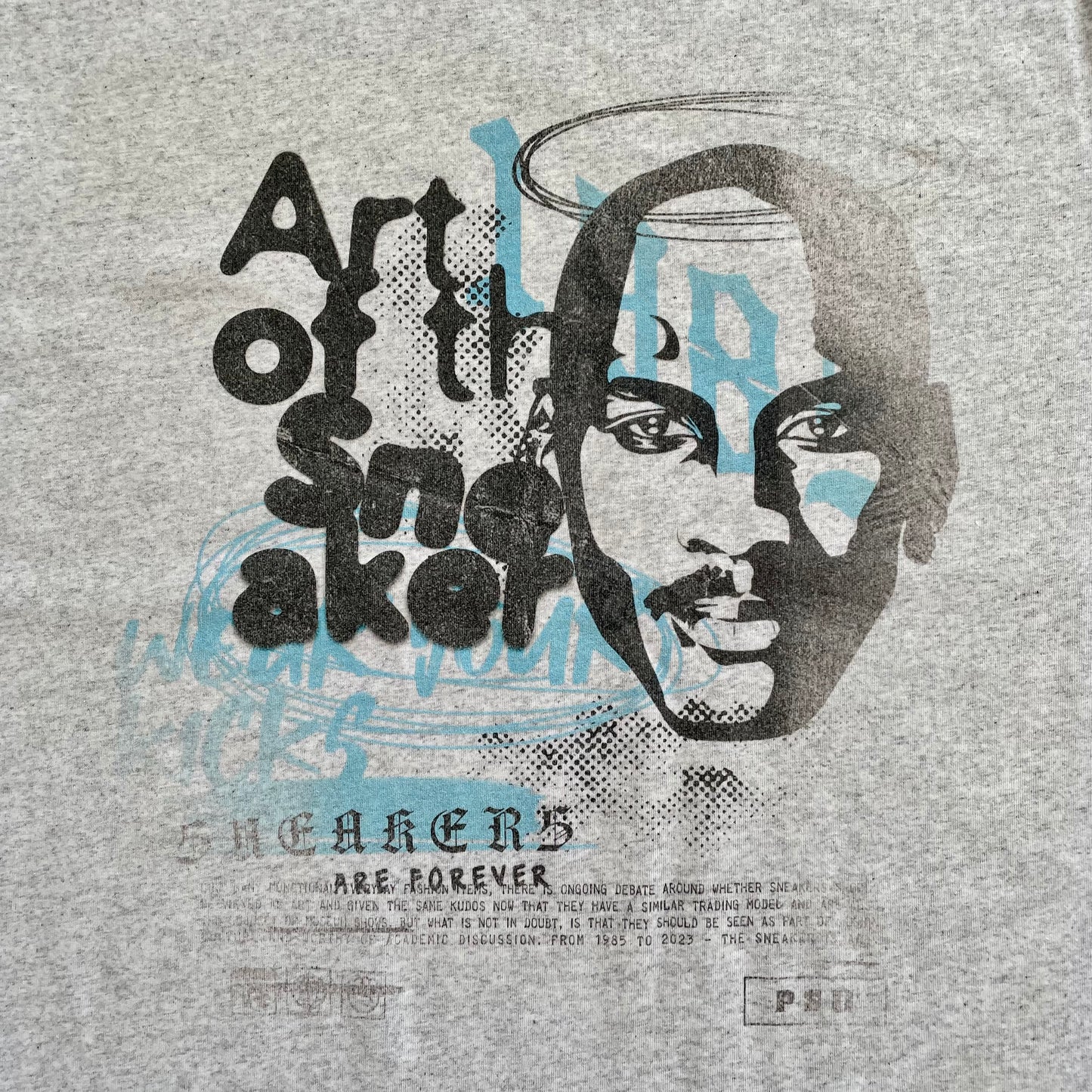 'Art of the Sneaker' Blue/Grey Tee