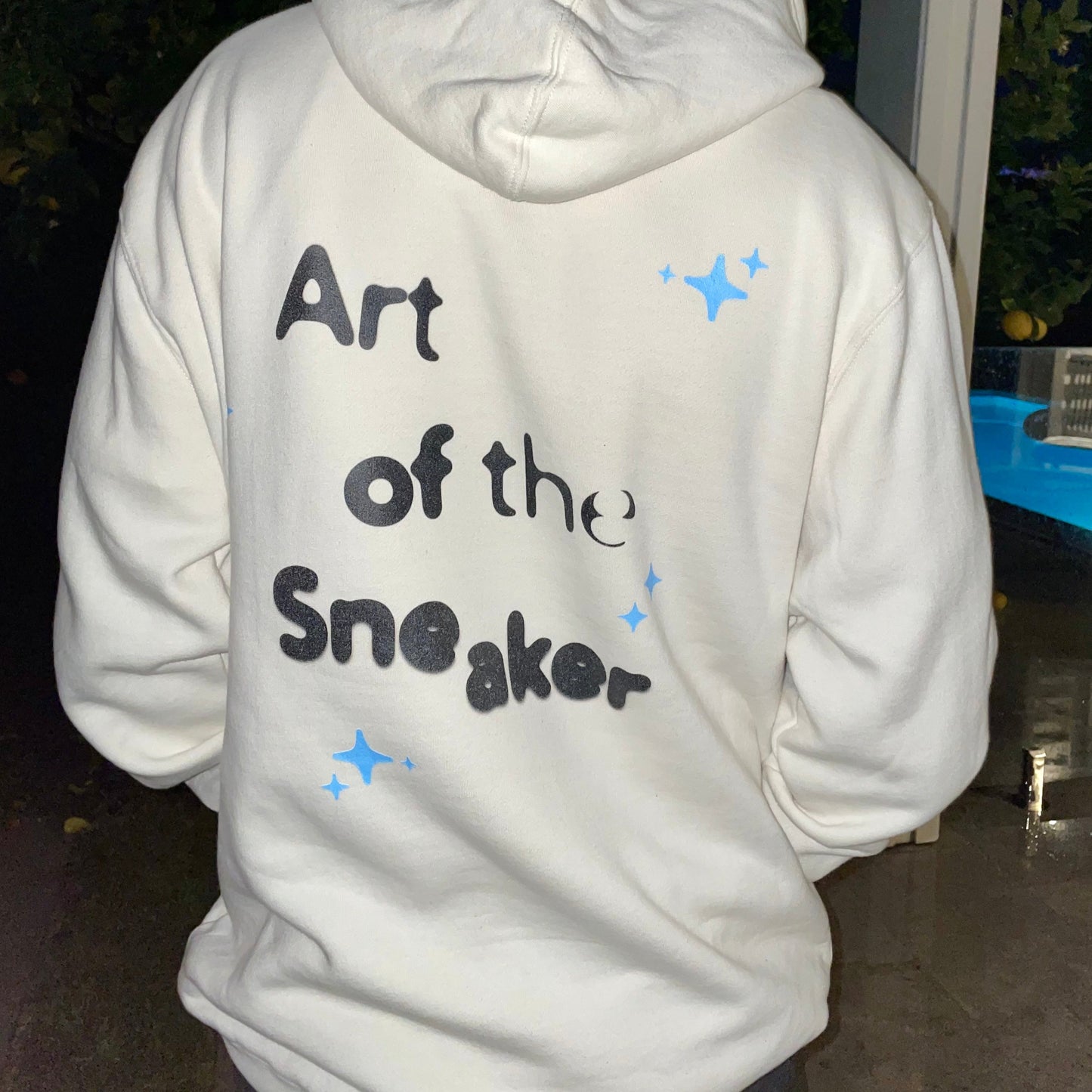 'Art of the Sneaker' Cream Hoodie