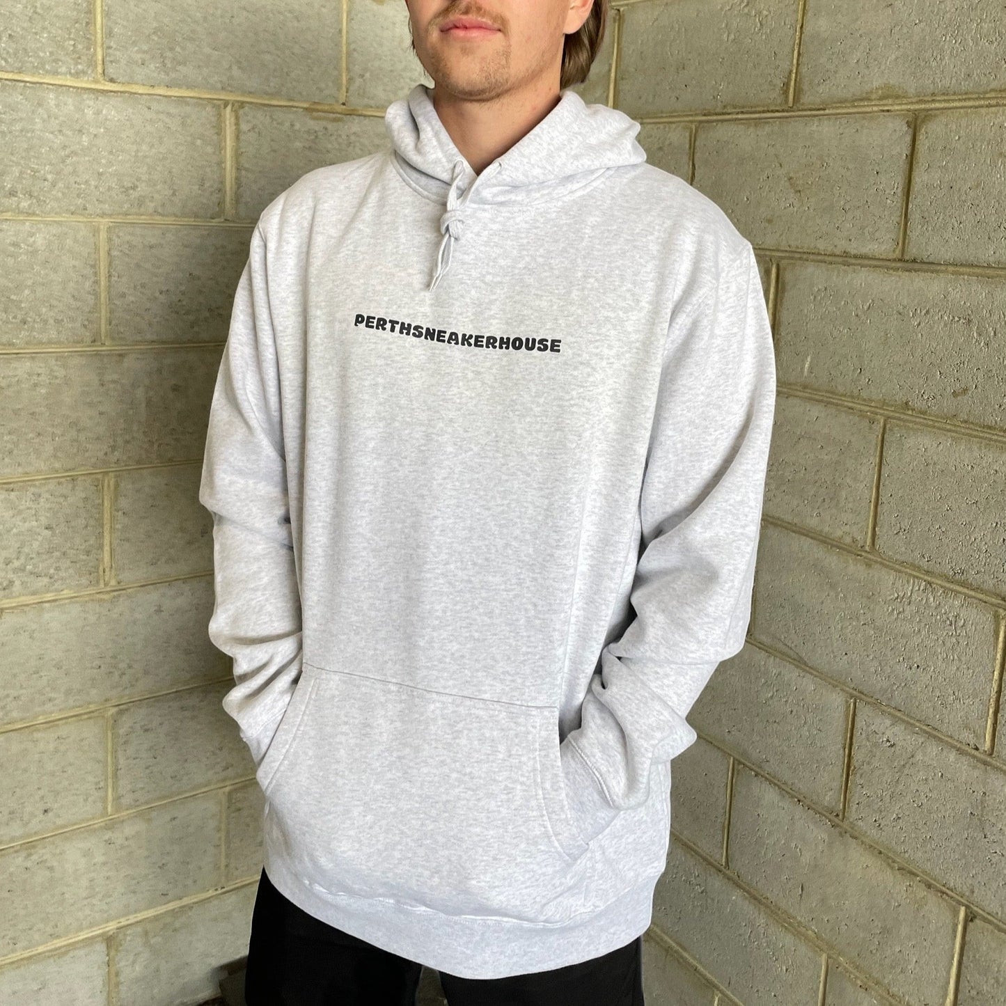 'Art of the Sneaker' White Marle Hoodie