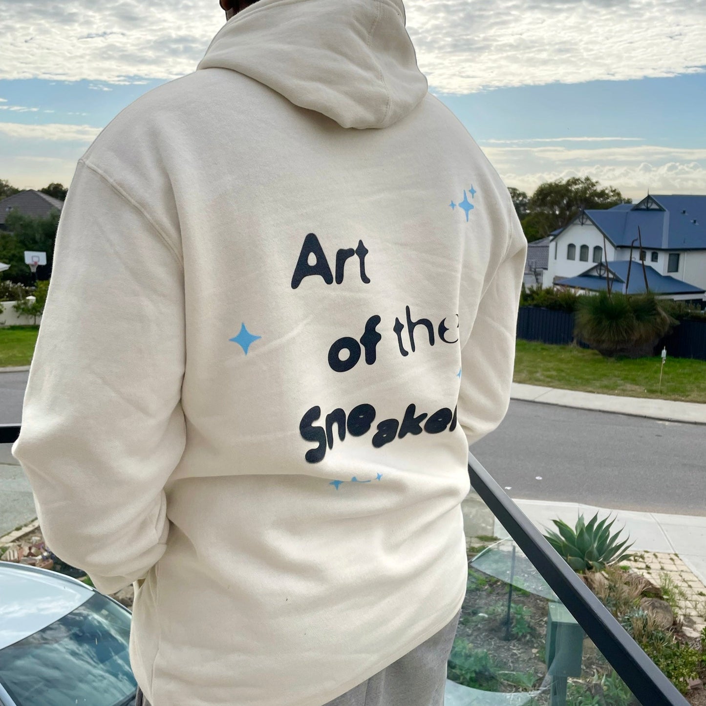 'Art of the Sneaker' Cream Hoodie
