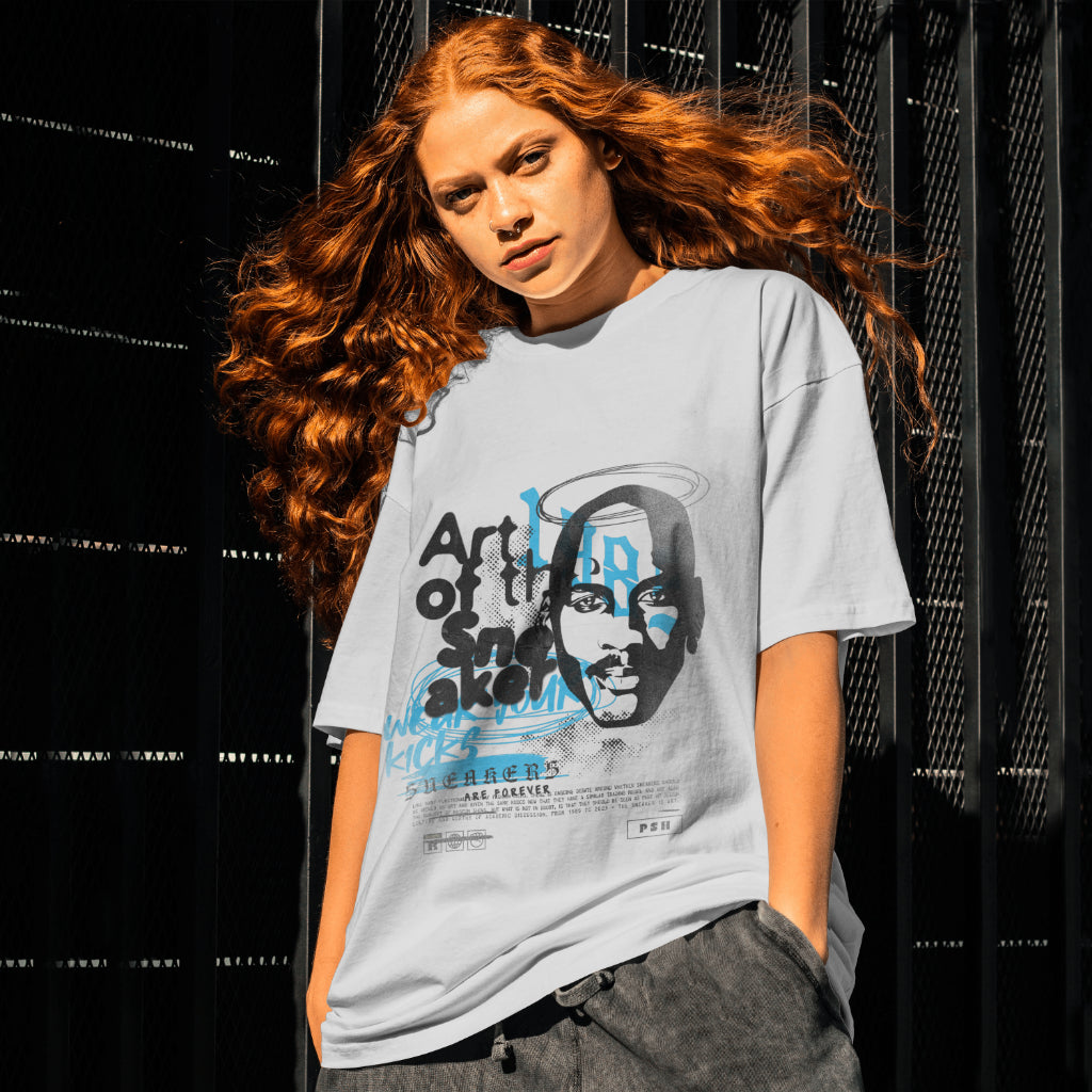 'Art of the Sneaker' Blue/Grey Tee