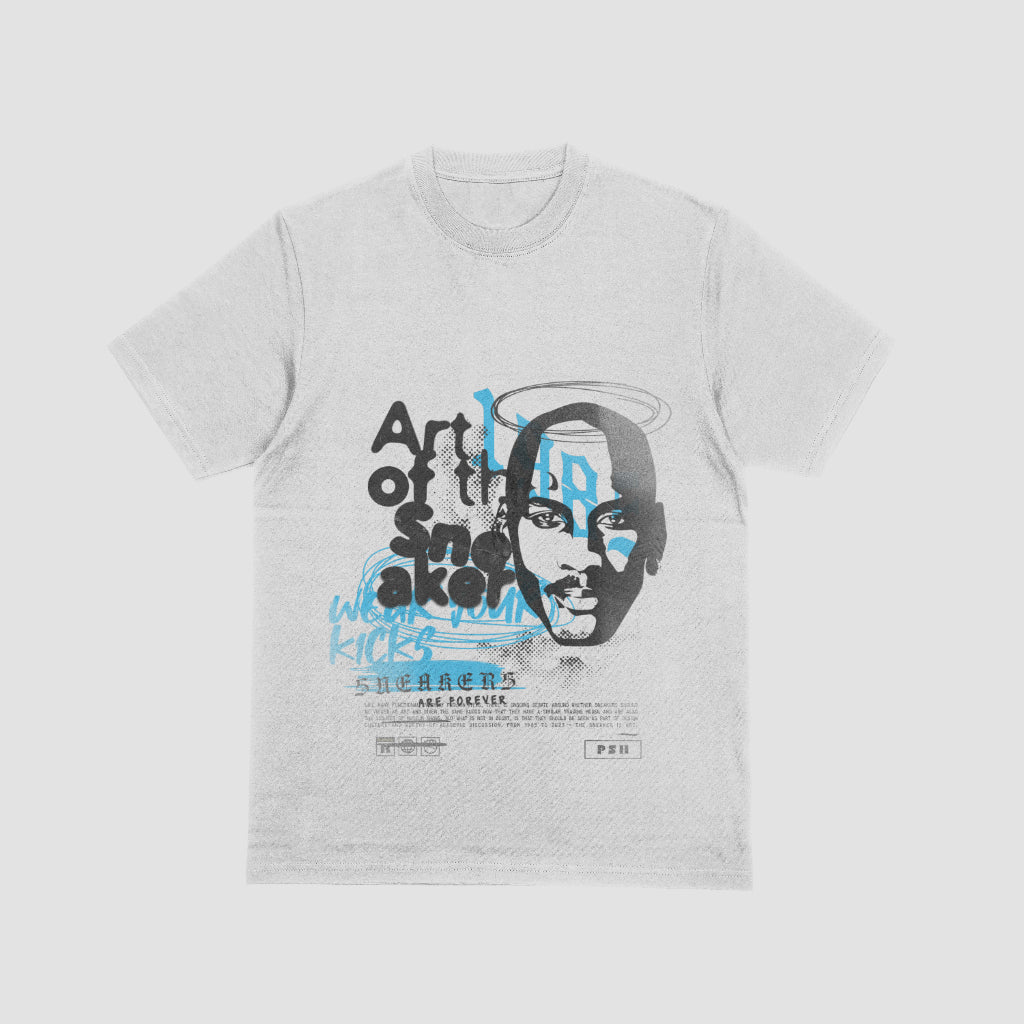 'Art of the Sneaker' Blue/Grey Tee