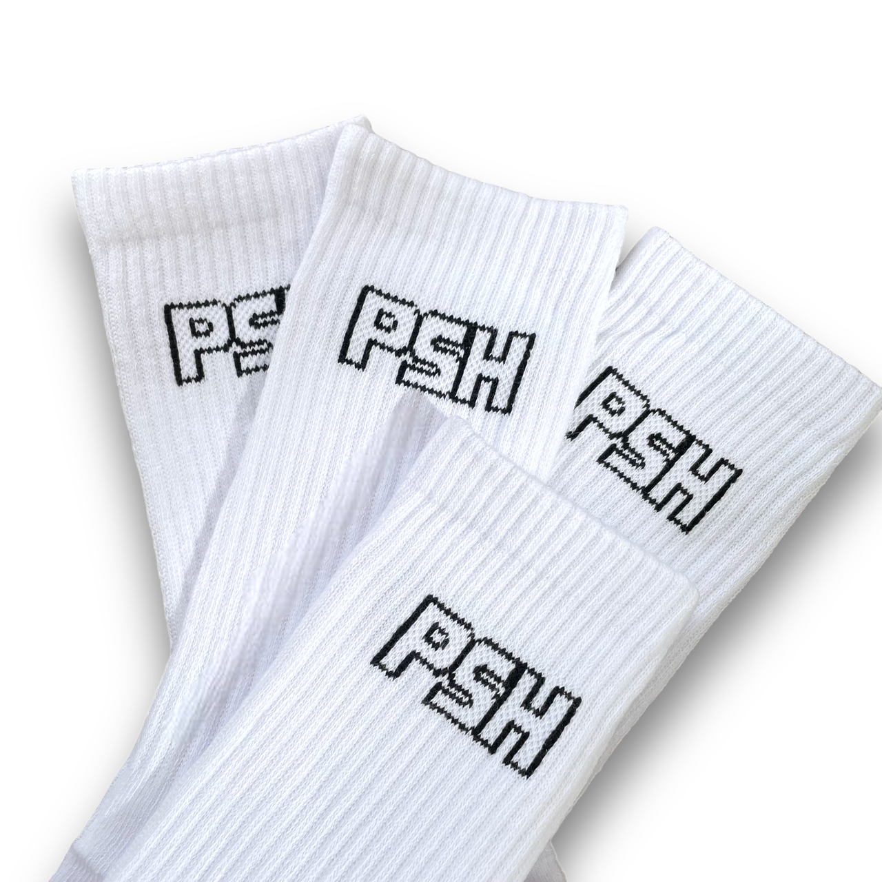 Perth Sneaker House Crew Socks (White)