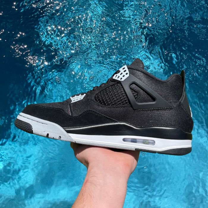 Jordan 4 Retro 'Black Canvas'