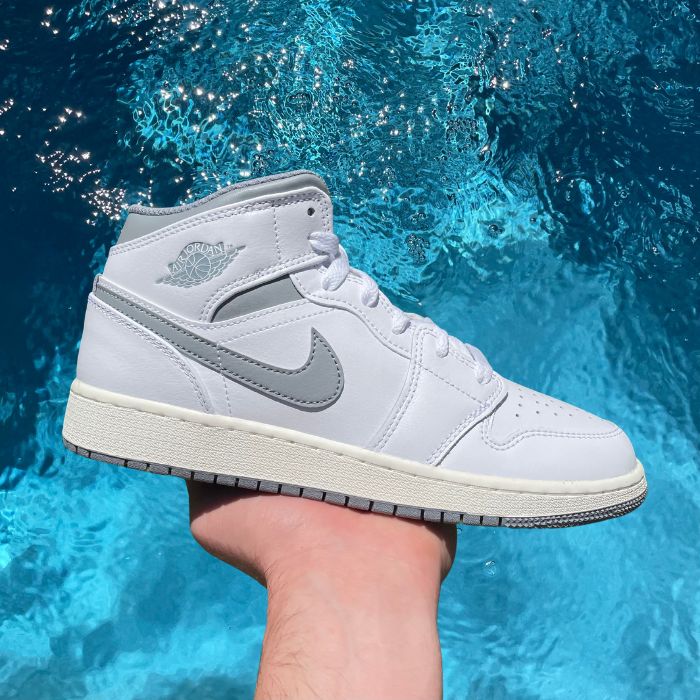 Jordan 1 Mid 'Neutral Grey' (GS)