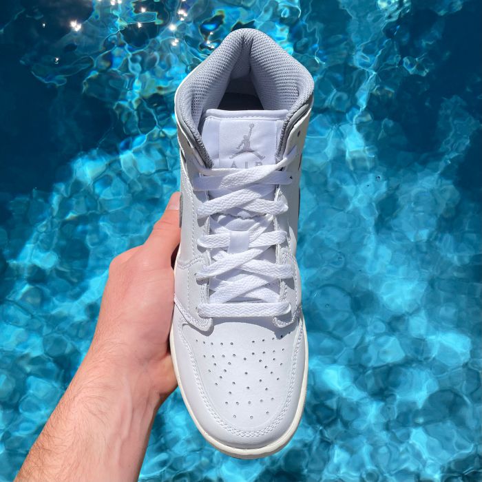 Jordan 1 Mid 'Neutral Grey' (GS)