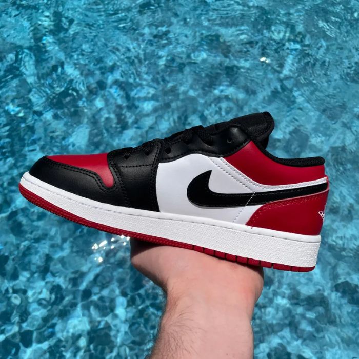 Jordan 1 Low 'Bred Toe' (GS)