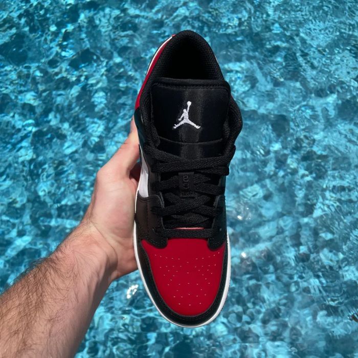 Jordan 1 Low 'Bred Toe' (GS)