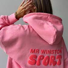 Mr Winston Vintage Pink Puff Hood