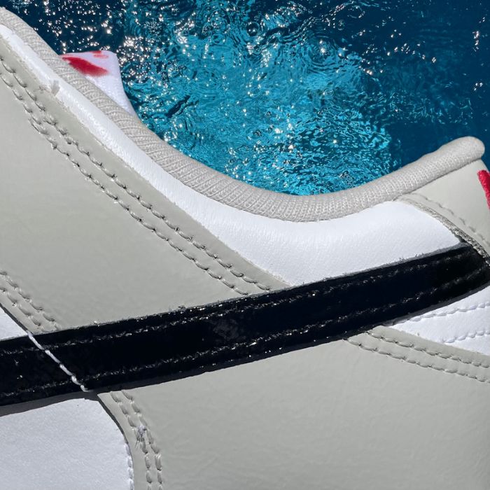 nike dunk low black white vinted